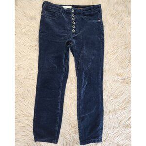 ANTHROPOLOGIE PILCRO High Rise Skinny Corduroy-Size 28